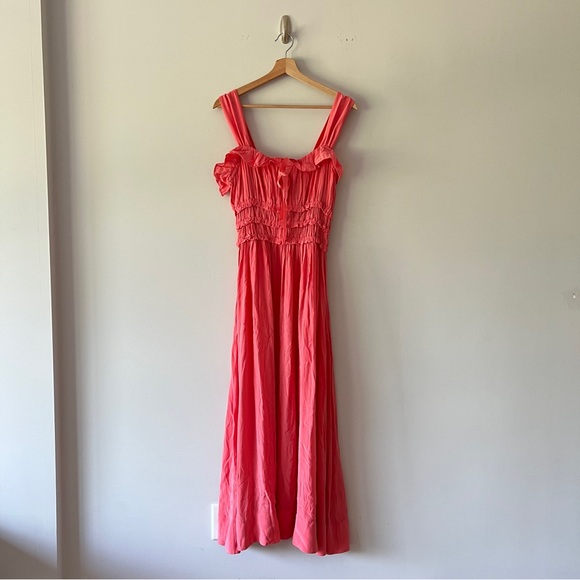 Doen Carolynn Dress Coral Rose Size Large - Picture 2 of 6